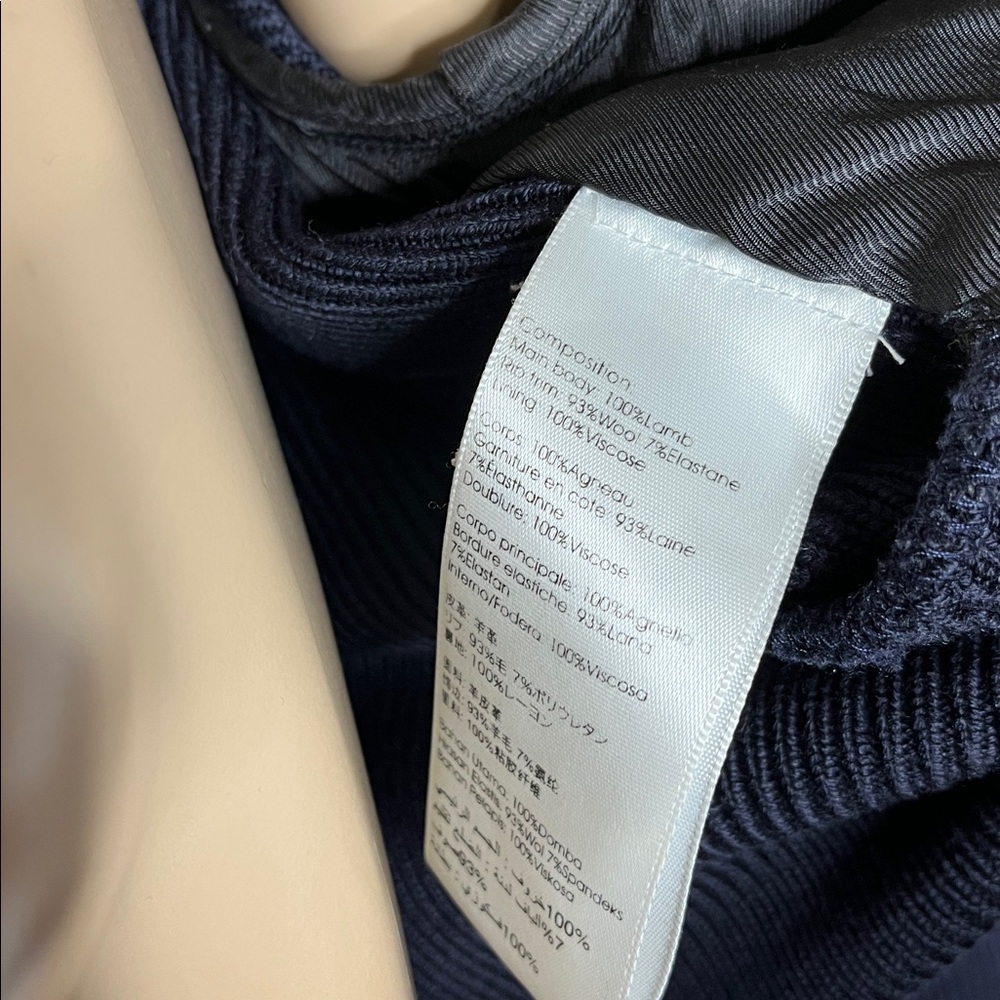 3.1 Phillip Lim black leather sweater jacket - Picture 8 of 9